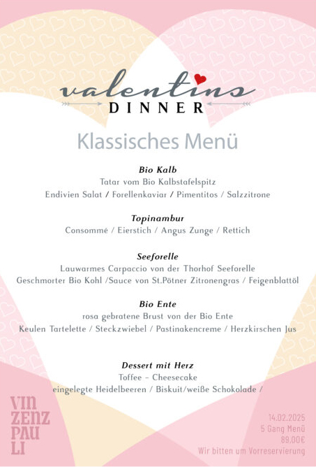 Valentinsdinner
